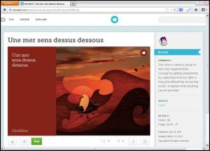 Une mer sens dessus dessous