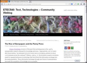 The Rise of Newspapers and the Penny Press